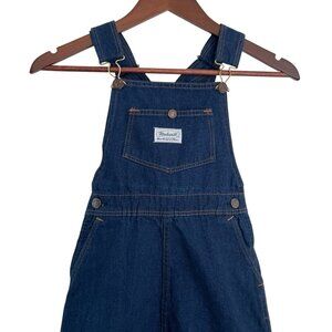 Vintage 80s 90s Madewell Denim Overall Dress Girls Size 10 Blue Jean Jumper